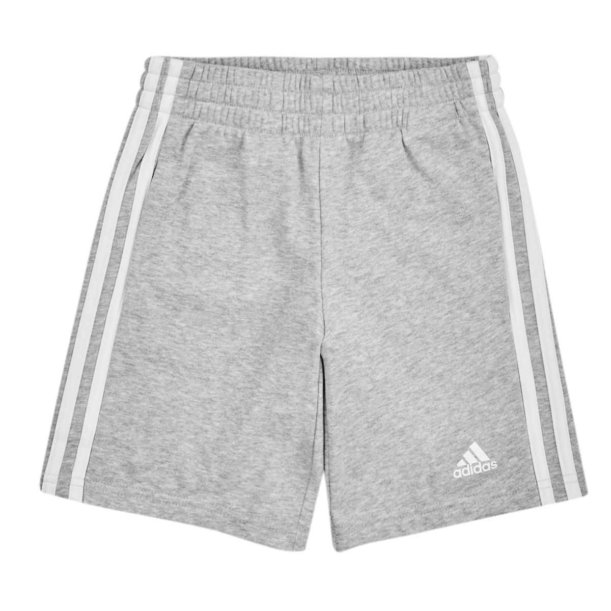 textil Niños Shorts / Bermudas Adidas Sportswear LK 3S SHOR Gris / Blanco