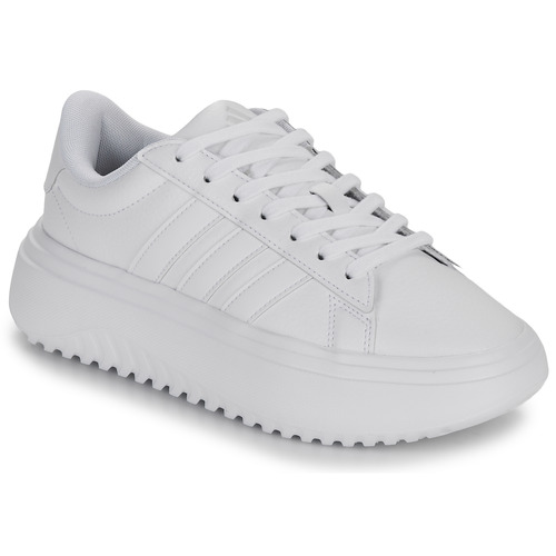 Zapatos Mujer Zapatillas bajas Adidas Sportswear GRAND COURT PLATFORM Blanco