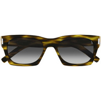 Relojes & Joyas Gafas de sol Yves Saint Laurent Occhiali da Sole Saint Laurent New Wave SL 402 016 Marrón