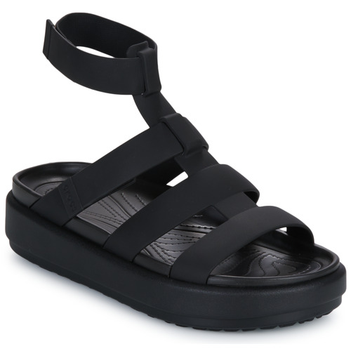 Zapatos Mujer Sandalias Crocs BROOKLYN LUXE GLADIATOR Negro