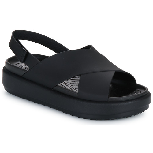Zapatos Mujer Sandalias Crocs BROOKLYN LUXE X-STRAP Negro
