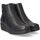 Zapatos Mujer Botines Hispaflex 23215 Negro