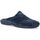 Zapatos Hombre Pantuflas DeValverde 3523 Azul