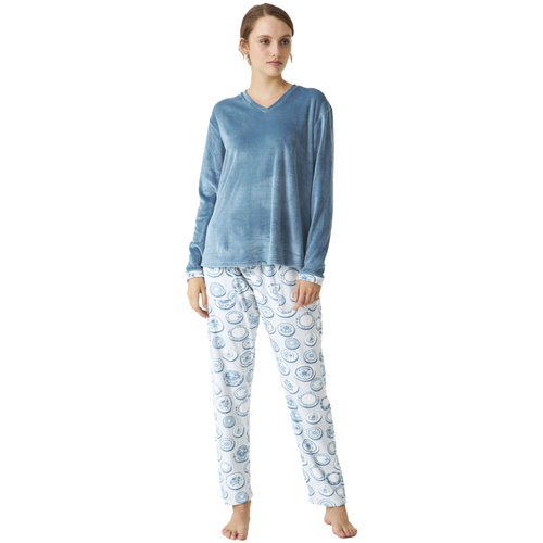 textil Mujer Pijama J&j Brothers JJBDP0501 Azul