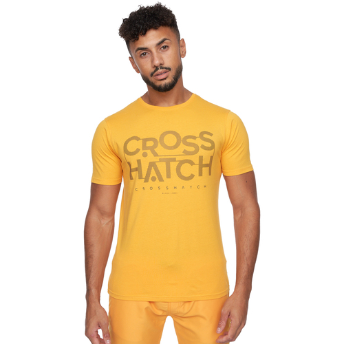 textil Hombre Camisetas manga larga Crosshatch Meshouts Multicolor