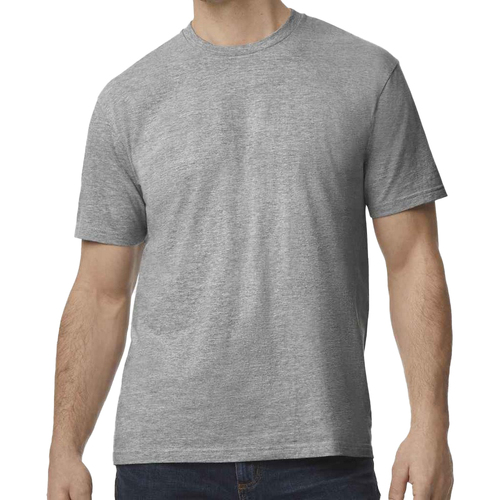 textil Hombre Camisetas manga larga Gildan GD15 Gris