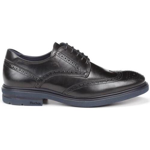 Zapatos Hombre Derbie & Richelieu Fluchos F0628 Negro