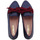 Zapatos Mujer Bailarinas-manoletinas Escoolers MOCASINES DE PUNTA MUJER LAZO  MONA E165 Azul