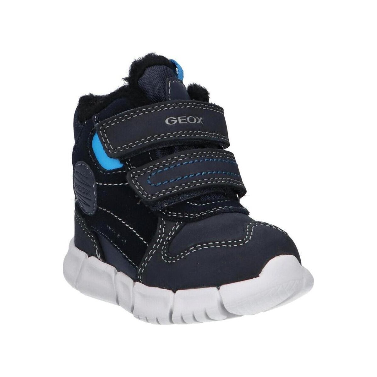 Zapatos Niños Botas Geox B163PB 03222 B FLEXYPER BOY B ABX Azul