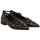 Zapatos Mujer Botas Ezzio salon acon 3cm con pulsera tobillo Negro