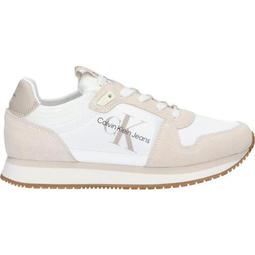 Zapatos Mujer Multideporte Calvin Klein Jeans YW0YW00840 SOCK LACEUP Blanco