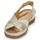 Zapatos Mujer Sandalias Pikolinos CADAQUES W8K Beige / Blanco / Oro