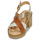 Zapatos Mujer Sandalias Pikolinos CANARIAS W8W Cognac / Oro / Blanco
