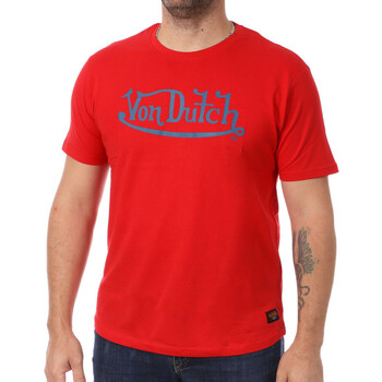 textil Hombre Camisetas manga corta Von Dutch  Rojo