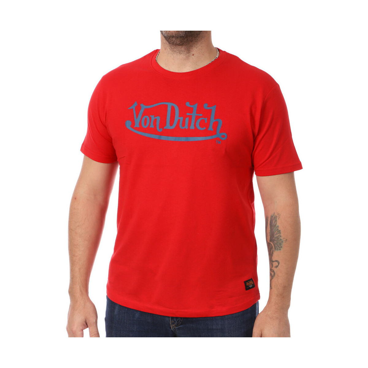 textil Hombre Tops y Camisetas Von Dutch  Rojo