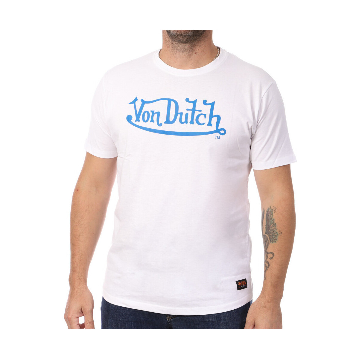 textil Hombre Tops y Camisetas Von Dutch  Blanco