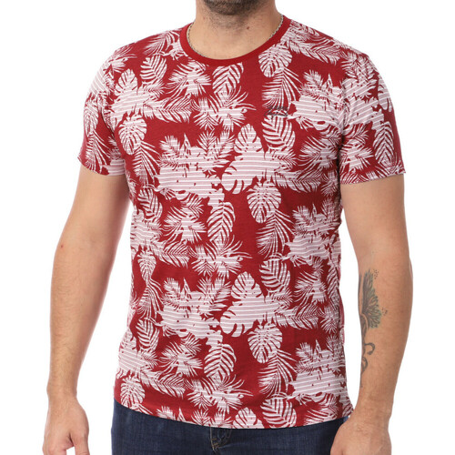textil Hombre Camisetas manga corta Lee Cooper  Rojo
