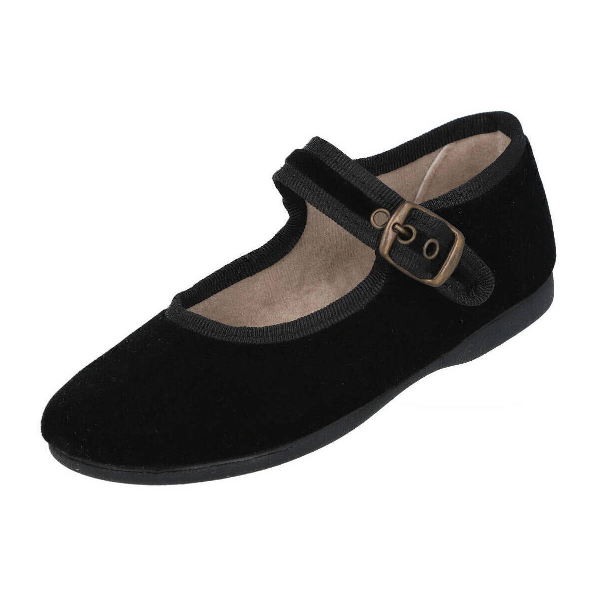 Zapatos Niña Bailarinas-manoletinas L&R Shoes MD800-T Negro