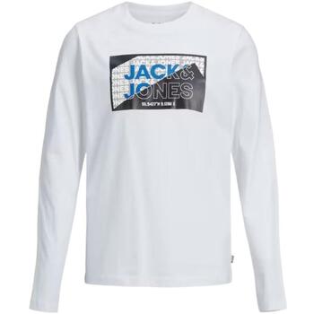 textil Niño Camisetas manga corta Jack & Jones 12248582 White Blanco