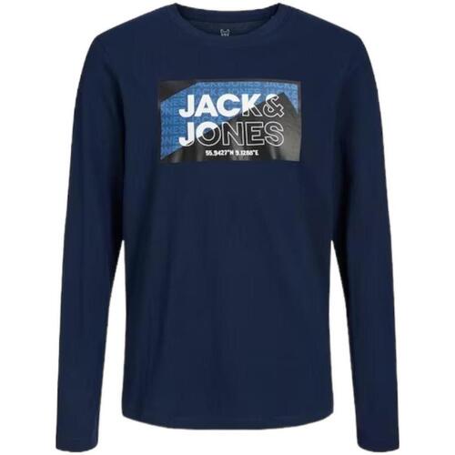textil Niño Camisetas manga corta Jack & Jones 12248582 Navy Azul