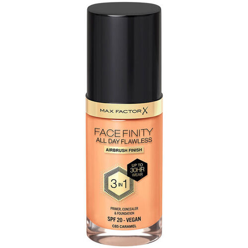 Belleza Base de maquillaje Max Factor Facefinity 3in1 Primer, Concealer & Foundation 85-caramel 