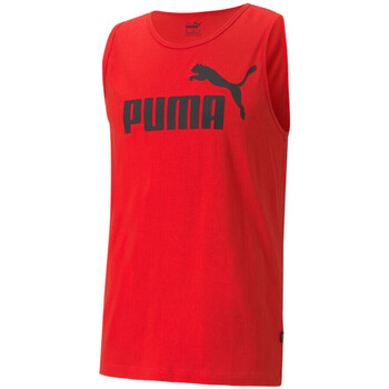 textil Hombre Camisetas sin mangas Puma  Rojo