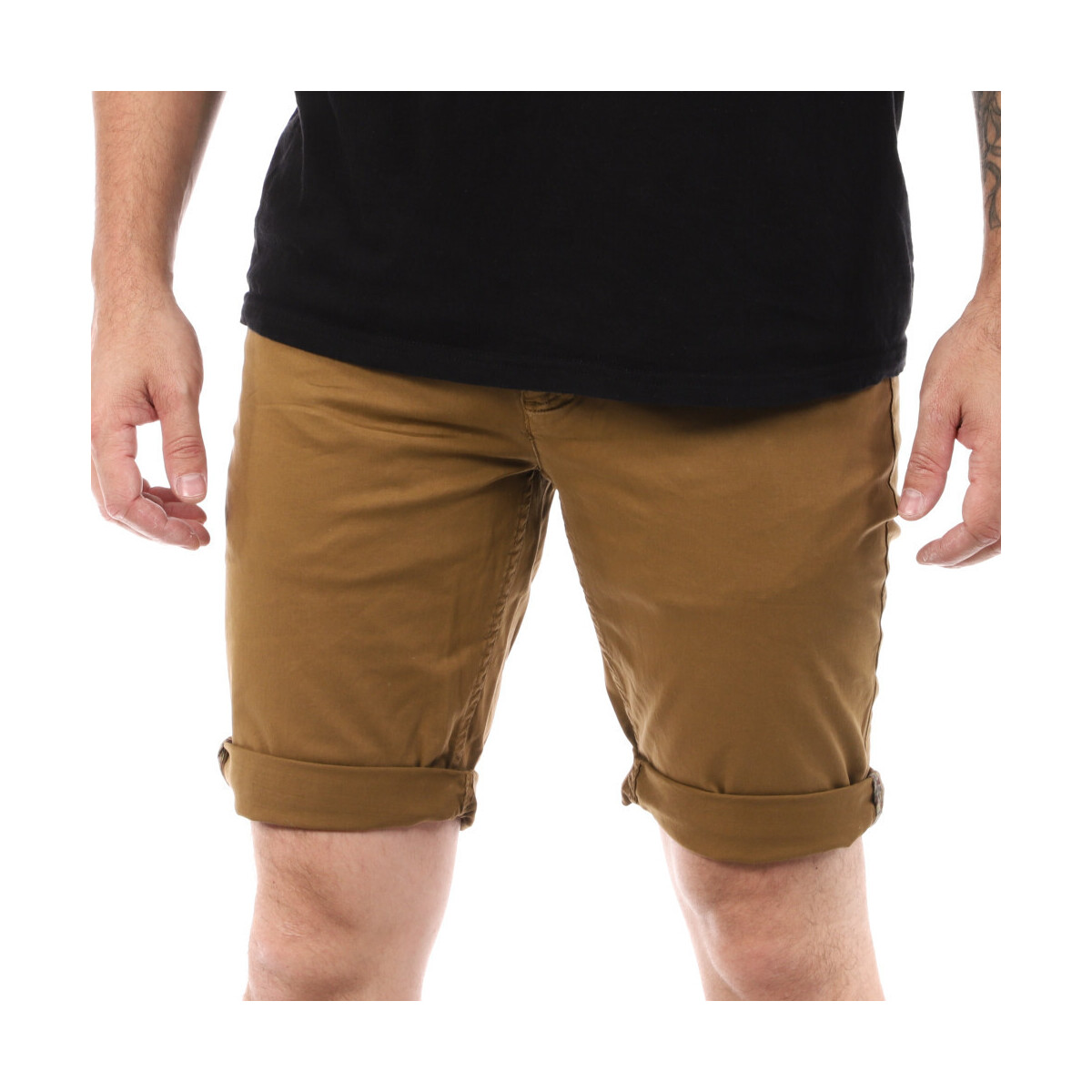 textil Hombre Shorts / Bermudas C17  Marrón