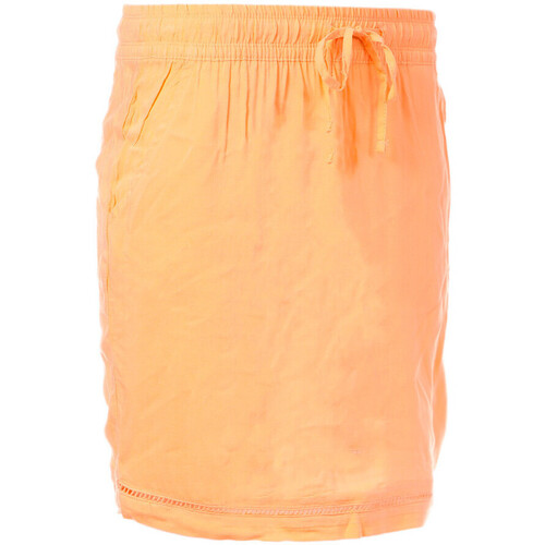 textil Mujer Faldas Sublevel  Naranja