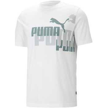 textil Hombre Tops y Camisetas Puma  Blanco