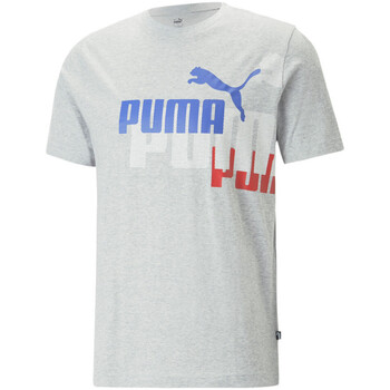 textil Hombre Tops y Camisetas Puma  Gris