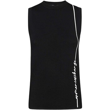 textil Mujer Camisetas sin mangas EAX Knit Top Negro