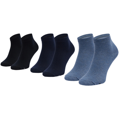 Ropa interior Hombre Calcetines de deporte Skechers 3PPK Basic Quarter Socks Azul