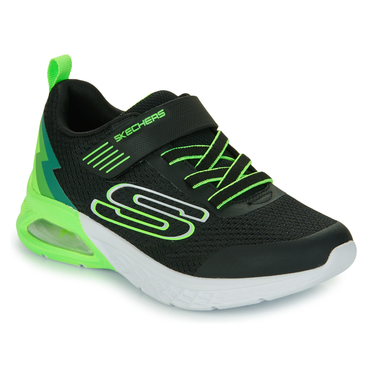Zapatos Niño Zapatillas bajas Skechers MICROSPEC MAX II - VODROX Negro / Verde