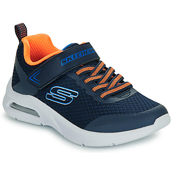 Zapatos Niño Zapatillas bajas Skechers MICROSPEC MAX - CLASSIC Azul / Naranja