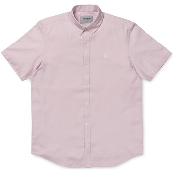 textil Hombre Camisas manga larga Carhartt -LANCASTER 24154 Rosa