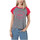 textil Mujer Tops y Camisetas Vans -ATTENDANCE TEE VA47YA Gris