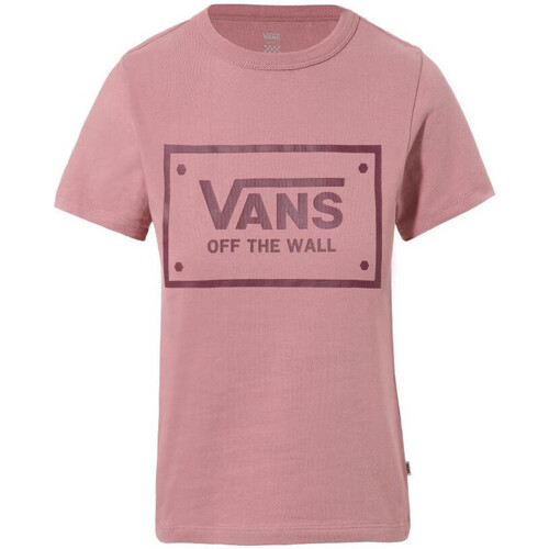 textil Mujer Tops y Camisetas Vans -BOOM BOOM VN0A47W6 Rosa