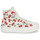Zapatos Mujer Zapatillas altas Converse CHUCK TAYLOR ALL STAR LIFT Blanco / Rojo