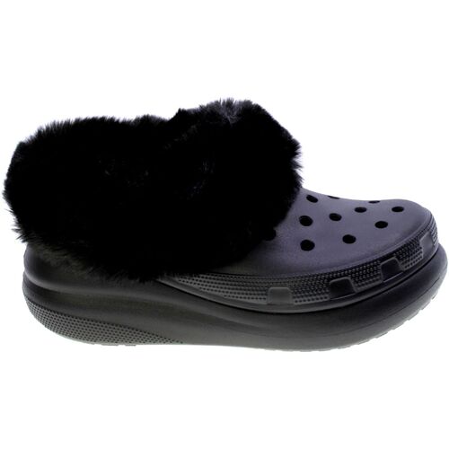 Zapatos Mujer Zuecos (Clogs) Crocs Sabot Donna Furever Crush Shoe Nero Cr.208446/blk Negro