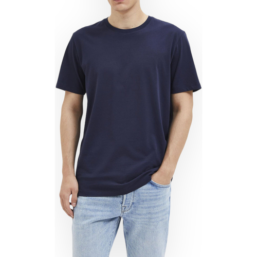 textil Hombre Tops y Camisetas Selected 16087842 NAVYBLAZER Azul