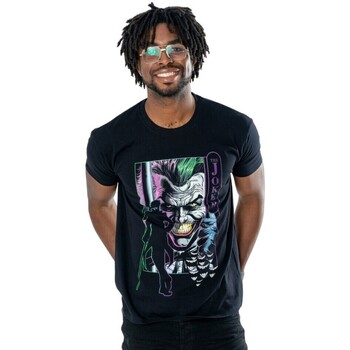 textil Camisetas manga larga The Joker BN5647 Negro