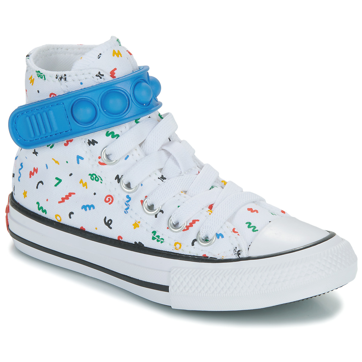 Zapatos Niños Zapatillas altas Converse CHUCK TAYLOR ALL STAR BUBBLE STRAP 1V Multicolor