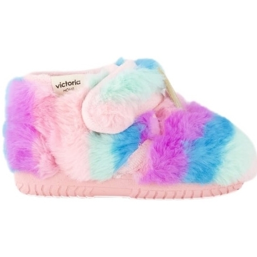 Zapatos Niños Pantuflas para bebé Victoria Baby Shoes 051137 - Rosa Multicolor