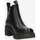 Zapatos Mujer Botas de caña baja Refresh 171282-NEGRO Negro