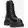 Zapatos Mujer Botas de caña baja Albano 2503-VITELLO-NERO Negro