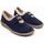 Zapatos Mujer Zapatillas bajas Nordikas 6348-O/4 Afelpado Azul