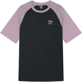 textil Hombre Camisetas manga larga Umbro Core Violeta