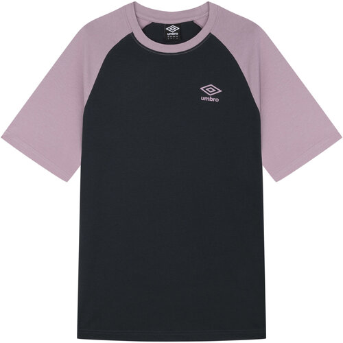 textil Hombre Camisetas manga larga Umbro Core Violeta