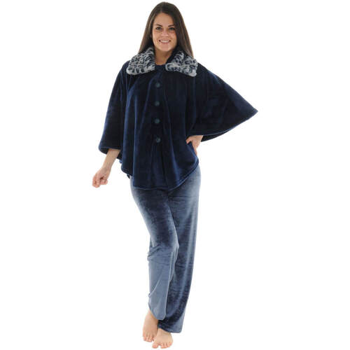 textil Mujer Pijama Pilus ALMA Azul
