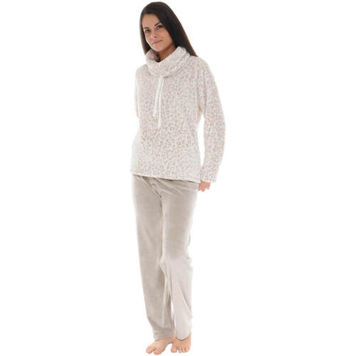 textil Mujer Pijama Christian Cane CLARENCE Beige